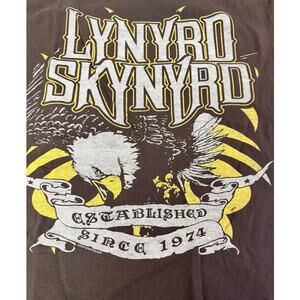 Lynyrd Skynyrd Graphic T-Shirt Junk Food Clothing Size M Distressed New
